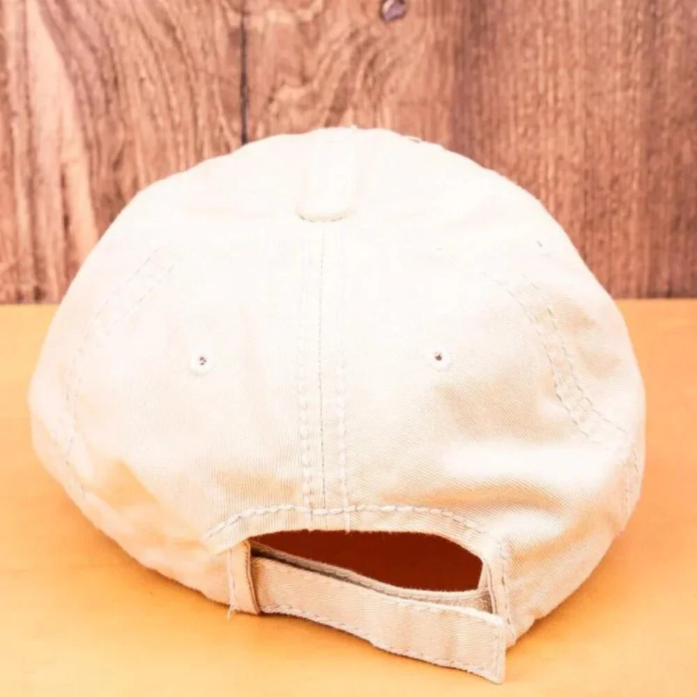 KBETHOS Stone "Just‎ Horsen Around" Distressed Baseball Cap Hat NWT - Picture 4 of 4